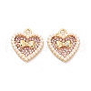 Alloy Rhinestone Pendants ALRI-E006-02LG-02-2