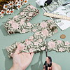 Polyester Flower Embroidery Lace Trim OCOR-WH0090-88-3