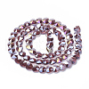 Electroplate Glass Beads EGLA-Q091-10mm-A04-2