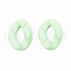 Opaque Spray Painted Acrylic Linking Rings OACR-T024-01-I06-2