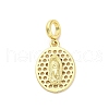 Brass Virgin Mary European Dangle Charms KK-D325-26G-01-1