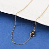 304 Stainless Steel Cable Chain Necklaces NJEW-M151-24G-1