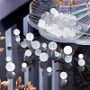 CHGCRAFT 82Pcs 3 Sizes Natural Selenite Beads Strands G-CA0001-02-5
