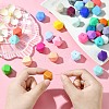 Hexagon Food Grade Silicone Focal Beads SIL-CJC0005-07-4