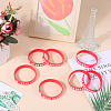 Word Star Student Silicone Cord Bracelet Wristband BJEW-WH0018-49A-4