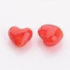 Valentine Gifts for Her Ideas Handmade Silver Foil Glass Beads X-FOIL-R050-12x8mm-1-2