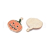 Halloween Theme Alloy Enamel Pendants ENAM-Z010-03C-KCG-2