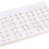 Brass Natural Pearl Dangle Earrings PEAR-N020-08C-4