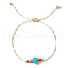 Bohemian Style Adjustable Nylon Cord Bracelets EW8030-2