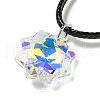 Waxed Cord Necklaces NJEW-P310-11P-01-1