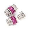 925 Sterling Silver Micro Pave Cubic Zirconia Screw Clasps STER-U001-03A-P-2