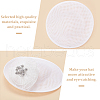 Linen Mini Hat Fascinator Base AJEW-WH0561-32B-4
