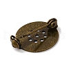 Brass Brooch Pin Findings KK-D266-01AB-2