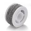 Tarnish Resistant 304 Stainless Steel Cable Chains CHS-A006-02A-P-4
