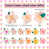 SUNNYCLUE 60Pcs 6 Colors Handmade Polymer Clay Beads CLAY-SC0002-17-2