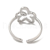 304 Stainless Steel Open Cuff Rings RJEW-Q780-07P-3
