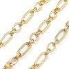 Rack Plating Brass Oval Link Chains CHC-G023-02G-1