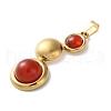 Natural Carnelian(Dyed & Heated) Pendants STAS-C120-12G-01-2