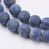 Natural Lapis Lazuli Beads Strands G-J376-52-8mm-3