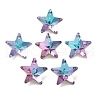 Electroplate Glass Pendants GLAA-A008-02-1