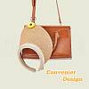 Sunflower & Leaf Silicone Hat Clip for Travel HJEW-FH00040-6
