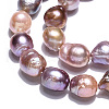 Natural Baroque Pearl Keshi Pearl Beads Strands PEAR-S020-L17-5