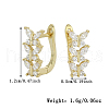 S925 Sterling Silver Butterfly Hoop Earrings CF2090-2