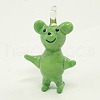 Handmade Lampwork Bear Pendants LAMP-G097-M-2