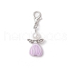 Angel Acrylic & ABS Plastic Imitation Pearl Pendant Decorations HJEW-JM03298-01-4