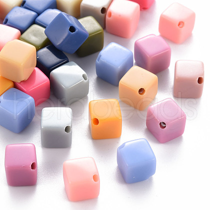 Opaque Acrylic Beads MACR-S373-13A-1