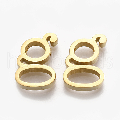 304 Stainless Steel Pendants X-STAS-T041-10G-G-1