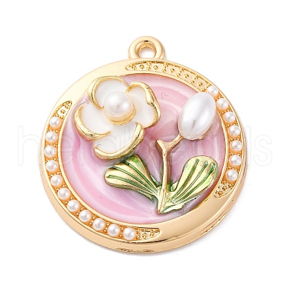 Alloy Enamel Pendants FIND-M060-14B-G01-1