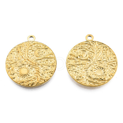 201 Stainless Steel Pendants STAS-N098-168LG-1