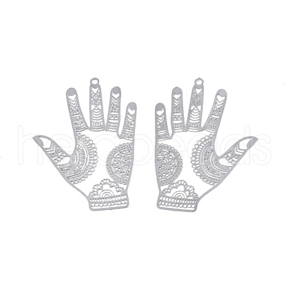 Non-Tarnish 201 Stainless Steel Pendants STAS-N102-17P-1