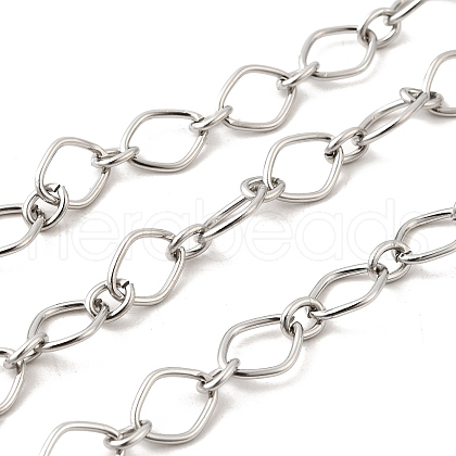 304 Stainless Steel Oval Link Chains CHS-C018-02B-P-1
