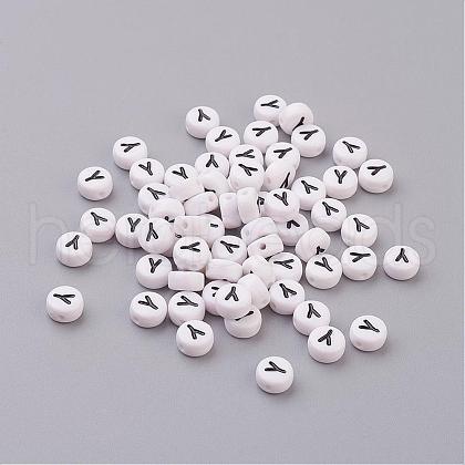Acrylic Beads PL37C9070-Y-1