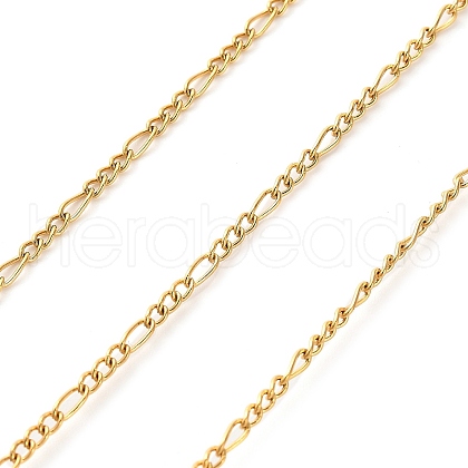 304 Stainless Steel Twisted Chains Curb Chains CHS-B009-01B-G-1