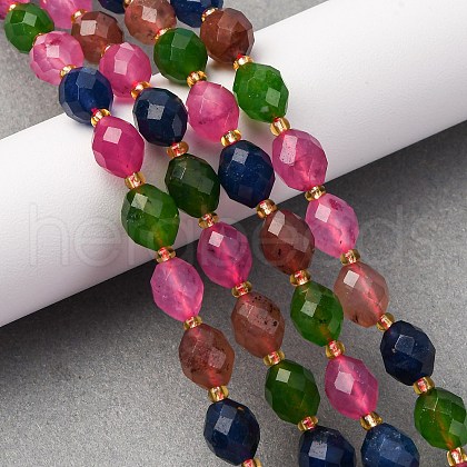 Natural White Jade Beads Strands G-D305-B01-01G-1