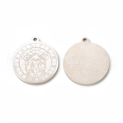 Non-Tarnish 304 Stainless Steel Pendants STAS-A074-03H-P-1