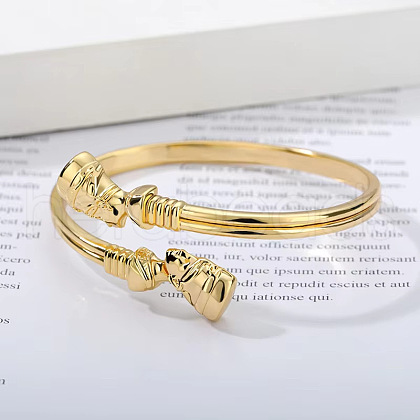 Brass Cuff Bangles for Women FS-WG1B78B-01-1