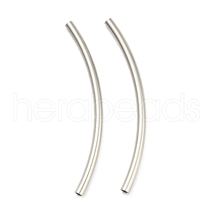 Non-Tarnish 304 Stainless Steel Tube Beads STAS-B047-27O-P-1