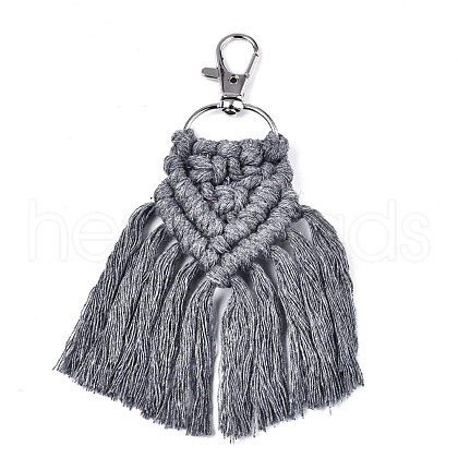 Polycotton(Polyester Cotton) Tassel Big Pendants Decorations FIND-R090-02-1