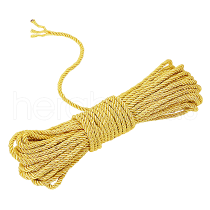20 Yards 3-Ply Polyester Twisted Cord OCOR-WH0086-99A-01-1