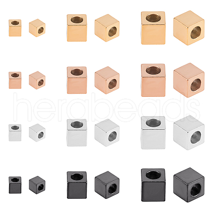 Unicraftale PVD Vacuum Plating 304 Stainless Steel Beads STAS-UN0019-82-1