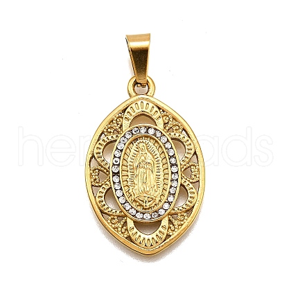 304 Stainless Steel Pendants STAS-B086-09D-G-1