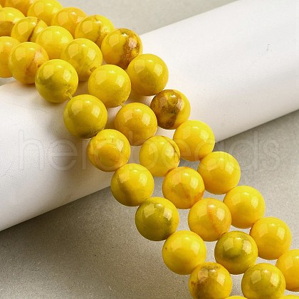 Natural Striped Stone Beads Strands G-D315-A01-04-6mm-1