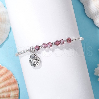 Glass Seed Beads Braided Bracelets BJEW-MZ00176-01-1
