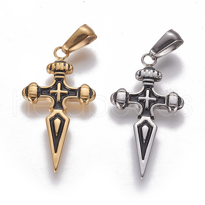 304 Stainless Steel Pendants STAS-F215-05-1