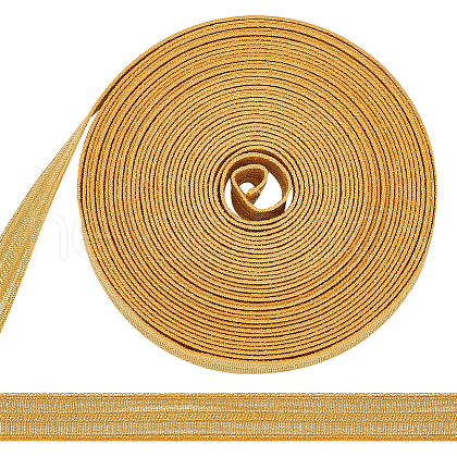 Polyester Striped Ribbon OCOR-WH0091-40A-01-1