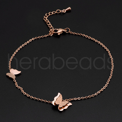 Stainless Steel Charm Anklets WGE3F25-11-1